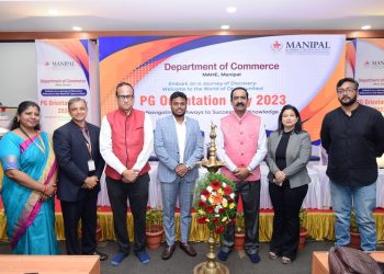 ಮಣಿಪಾಲ :2023ರ ಸ್ನಾತಕೋತ್ತರ ವಿದ್ಯಾರ್ಥಿಗಳ ಹೊಸ ಬ್ಯಾಚ್ ಅನ್ನು ಹೆಮ್ಮೆಯಿಂದ ಸ್ವಾಗತಿಸಿದ MAHE ಯ ವಾಣಿಜ್ಯ ವಿಭಾಗ..!!