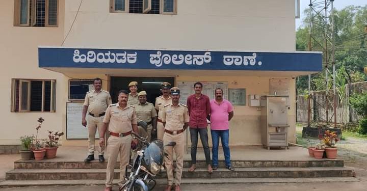 ಹಿರಿಯಡ್ಕ: ಸವಾರನನ್ನು ದೂಡಿ ಪಲ್ಸರ್ ಬೈಕ್ ಸುಲಿಗೆ ; ಒಂದೇ ದಿನದಲ್ಲಿ ಬೈಕ್ ಸಹಿತ ಆರೋಪಿ ವಶಕ್ಕೆ..!!