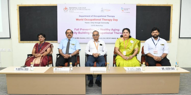 Empowering Occupational Therapists: Manipal College of Health Professions (MCHP) Workshop on Fall Prevention for Healthy Aging..!!