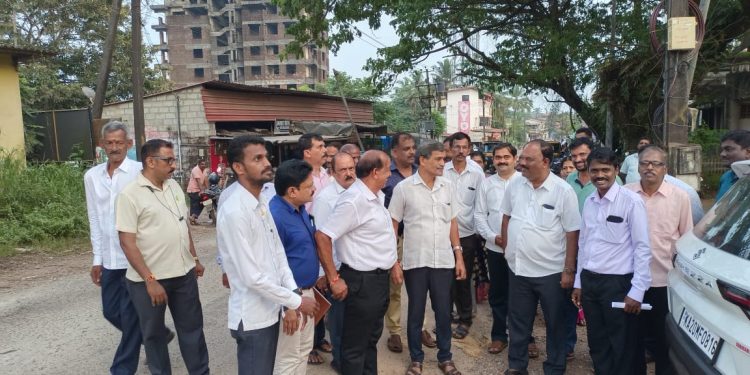 8 ಕೋಟಿ 16 ಲಕ್ಷ ರೂಪಾಯಿ ಅನುದಾನದಲ್ಲಿ ಮಣಿಪಾಲ – 80 ಬಡಗಬೆಟ್ಟು – ಅಲೆವೂರು ಮುಖ್ಯರಸ್ತೆ ಅಭಿವೃದ್ಧಿ : ಪ್ರಗತಿ ಪರಿಶೀಲನೆ..!!!