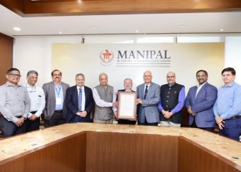 ಮಣಿಪಾಲ್‌ ಅಕಾಡೆಮಿ ಆಫ್‌ ಹೈಯರ್‌ ಎಜುಕೇಶನ್‌ಗೆ ಫೊಟೊಮಾಡ್ಯುಲೇಶನ್‌ ಥೆರಪಿಯ ಜಾಗತಿಕ ಸಂಘಟನೆಯಿಂದ ಶ್ರೇಷ್ಠ ಸಂಸ್ಥೆಯಾಗಿ ಮಾನ್ಯತೆ..!!