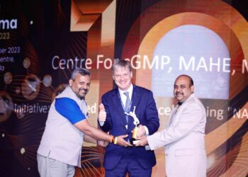 ಮಾಹೆಯ cGMP ಕೇಂದ್ರ,ಮಣಿಪಾಲಕ್ಕೆ ಗುಣಮಟ್ಟದ ಭರವಸೆಯಲ್ಲಿ ಶ್ರೇಷ್ಠತೆಗಾಗಿ 2023 ರ ಪ್ರತಿಷ್ಠಿತ ಇಂಡಿಯಾ ಫಾರ್ಮಾ ಪ್ರಶಸ್ತಿ..!!