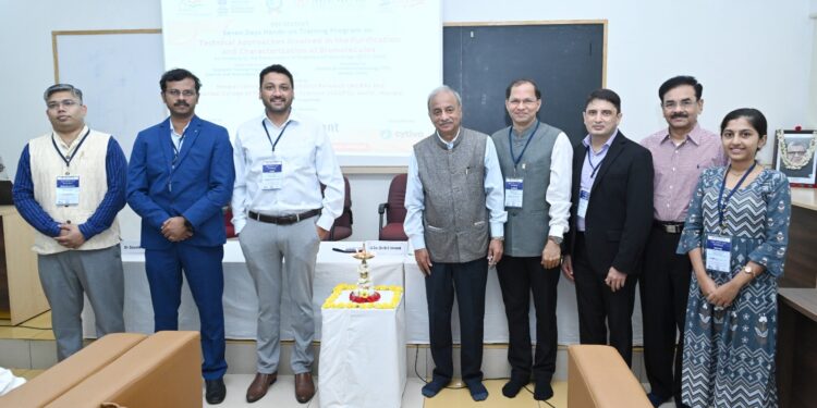 ಜೈವಿಕಚಿಕಿತ್ಸೆ:ಜೈವಿಕ ಅಣು ಶುದ್ಧೀಕರಣ  ಮತ್ತು ಗುಣಲಕ್ಷಣ ವೈಶಿಷ್ಟ್ಯದ ಕುರಿತ ಕಾರ್ಯಾಗಾರ..!!