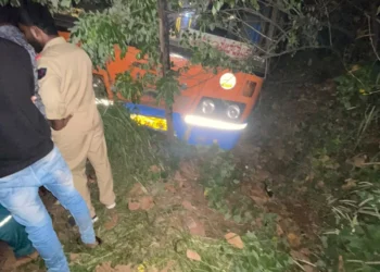 ಬಸ್, ಬೈಕ್ ನಡುವೆ ಭೀಕರ ಅಪಘಾತ: ಬೈಕ್ ಸವಾರ ಸಾವು..!