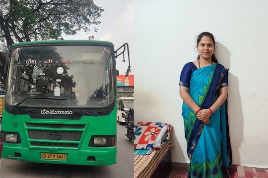 ಬೆಂಗಳೂರು : ಬಿಎಂಟಿಸಿ ಬಸ್ ಡಿಕ್ಕಿಯಾಗಿ ಗ್ರಹಿಣಿ ಸಾವು..!!