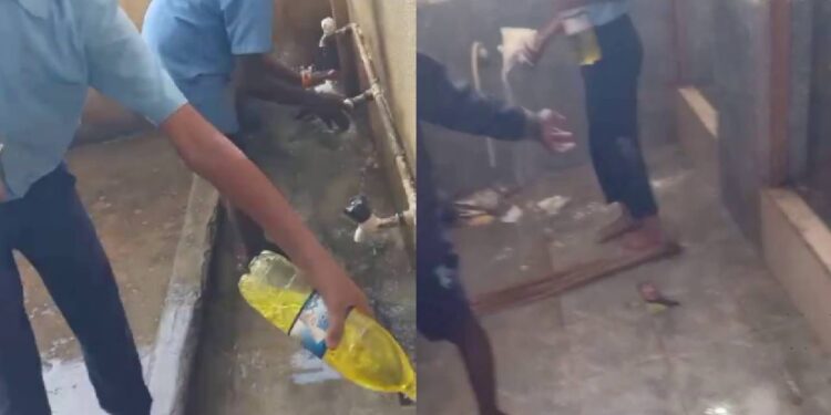 ಬೆಂಗಳೂರು : ಸರ್ಕಾರಿ ಶಾಲೆಯಲ್ಲಿ ಮಕ್ಕಳಿಂದ ಶೌಚಾಲಯ ಕ್ಲೀನಿಂಗ್; ಮುಖ್ಯ ಶಿಕ್ಷಕಿ ಅರೆಸ್ಟ್..!!