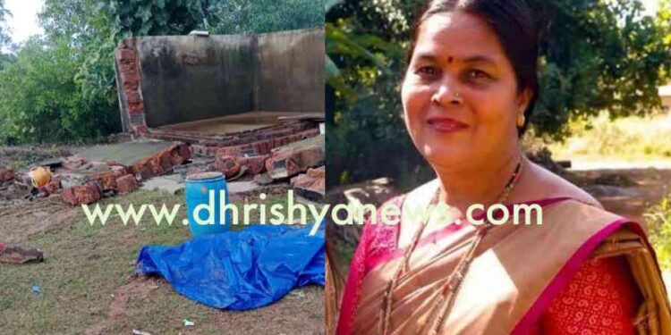 ಕಾರ್ಕಳ : ನೀರಿನ ಟ್ಯಾಂಕ್  ಕುಸಿದು ಮೈಮೇಲೆ ಬಿದ್ದು ಮಹಿಳೆ ಸಾವು…!!