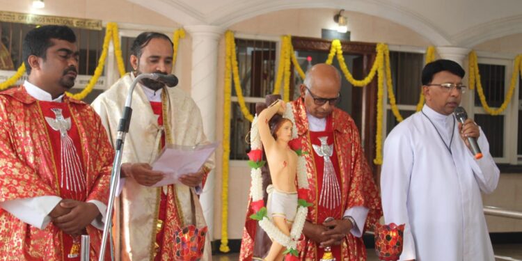 ಕಾರ್ಕಳ :ಸಂತ ಲಾರೆನ್ಸ್ ಬಸಿಲಿಕ ಅತ್ತೂರು ವಾರ್ಷಿಕ ಮಹೋತ್ಸವಕ್ಕೆ ಚಾಲನೆ ಹಾಗೂ ಸಂತ ಸಾಬೆಸ್ಟಿಯನ್ನರ ಹಬ್ಬದ ಆಚರಣೆ..!!