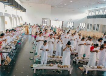 ಕಾರ್ಕಳ : ಶ್ರೀ ಬಾಹುಬಲಿ ಪ್ರವಚನ ಮಂದಿರದಲ್ಲಿ ಸಾಮೂಹಿಕ ಶಾಂತಿ ವಿಧಾನ ಆರಾಧನೆ..!!