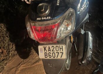 ಉಡುಪಿ: ದ್ವಿಚಕ್ರ ವಾಹನ – ಬಸ್ ನಡುವೆ ಅಪಘಾತ: ಸವಾರ ಸ್ಥಳದಲ್ಲೇ ಸಾವು , ಮತ್ತೋರ್ವ ಗಂಭೀರ…!!