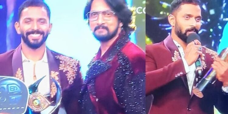 ಬಿಗ್ ಬಾಸ್​ ಸೀಸನ್ 10ರ ವಿನ್ನರ್ ಆಗಿ ಕಾರ್ತಿಕ್ ಮಹೇಶ್.!!