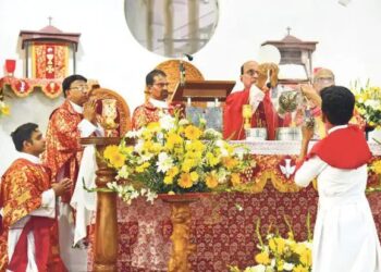 ಅತ್ತೂರು ಸಂತ ಲಾರೆನ್ಸ್‌ ಬಸಿಲಿಕಾ ಪುಣ್ಯಕ್ಷೇತ್ರದ ವಾರ್ಷಿಕ ಮಹೋತ್ಸವದ ನಾಲ್ಕನೇ ದಿನದ ಬಲಿಪೂಜೆ ಸಂಪನ್ನ..!!