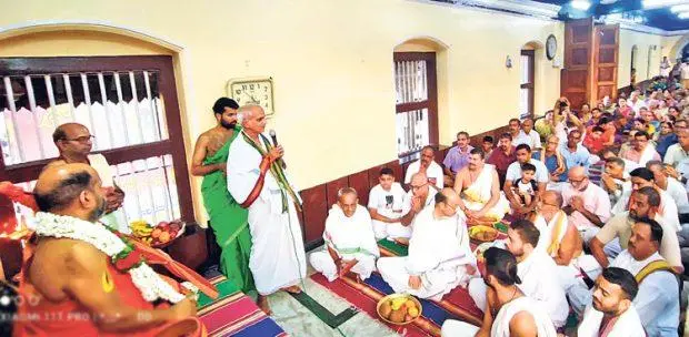 ಕಾರ್ಕಳ : ಪಡುತಿರುಪತಿ ಶ್ರೀ ವೆಂಕಟರಮಣ ದೇವಸ್ಥಾನಕ್ಕೆ ಪುತ್ತಿಗೆ ಶ್ರೀ ಭೇಟಿ..!!