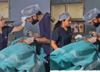 ಆಪರೇಷನ್ ಥಿಯೇಟರ್‌ನಲ್ಲಿ ಪ್ರಿ-ವೆಡ್ಡಿಂಗ್ ಶೂಟ್! ವೈದ್ಯ ಜೋಡಿ ವಿರುದ್ಧ ಭಾರೀ ಆಕ್ರೋಶ..!!