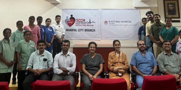 ಇಂಡಿಯನ್ ಸೊಸೈಟಿ ಆಫ್ ಕ್ರಿಟಿಕಲ್ ಕೇರ್ ಮೆಡಿಸಿನ್ (ಐಎಸ್ ಸಿ ಸಿ ಎಂ) ಮಣಿಪಾಲ ಶಾಖೆಯಿಂದ ಸೆಪ್ಸಿಸ್ ಕುರಿತು ಜಾಗೃತಿ ಶಿಕ್ಷಣ ಕಾರ್ಯಕ್ರಮ..!!