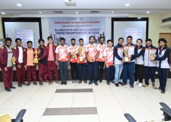 ಅಖಿಲ ಭಾರತ ಅಂತರ್‌ ವಲಯ ಅಂತರ್ ವಿಶ್ವವಿದ್ಯಾನಿಲಯ ಚೆಸ್‌ ಛಾಂಪಿಯನ್‌ ಶಿಪ್‌-2024 ಗೆದ್ದ ಎಸ್‌ಆರ್‌ಎಂ ಚೆನ್ನೈ..!!