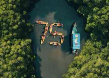 ಉಡುಪಿ: ಕಾಯಾಕಿಂಗ್ ಮೂಲಕ ಪ್ರಕೃತಿ ಮಡಿಲಲ್ಲಿ ಸಂವಿಧಾನ ಜಾಗೃತಿ …!!