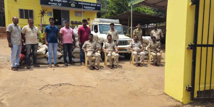 ಅಡಿಕೆ ಕಳ್ಳತನ :ಸೊತ್ತುಗಳ ಸಹಿತ ಮೂವರು ಆರೋಪಿಗಳ ಬಂಧನ..!!