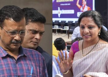 ಅರವಿಂದ್ ಕೇಜ್ರಿವಾಲ್ ಹಾಗೂ ಕೆ ಕವಿತಾ  ನ್ಯಾಯಾಂಗ ಬಂಧನ ಮೇ.7ರ ವರೆಗೆ ವಿಸ್ತರಿಸಿದ ದೆಹಲಿ ನ್ಯಾಯಾಲಯ..!!