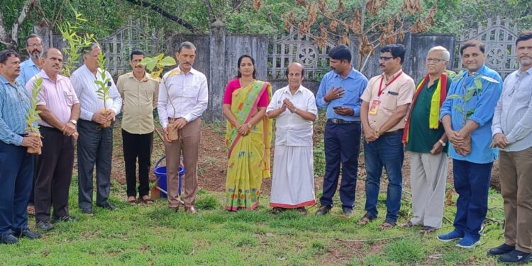 ಹಣ್ಣಿನ ಗಿಡಗಳನ್ನು ನೆಡುವ ಮೂಲಕ ಪರಿಸರ ದಿನಾಚರಣೆ..!