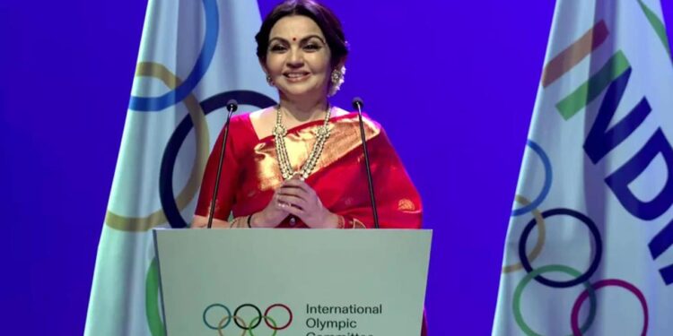 ಅಂತಾರಾಷ್ಟ್ರೀಯ ಒಲಿಂಪಿಕ್ ಸಮಿತಿ ಸದಸ್ಯೆ ಯಾಗಿ ಮತ್ತೊಮ್ಮೆ “ನೀತಾ ಅಂಬಾನಿ” ಆಯ್ಕೆ..!!