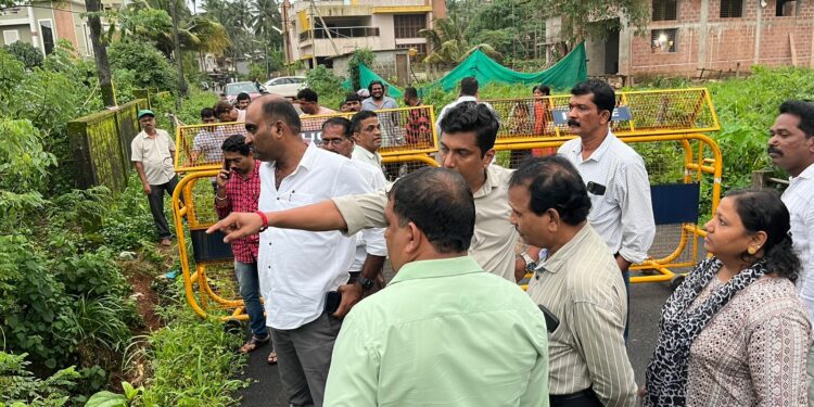 ಚಕ್ರತೀರ್ಥ ಮಾರ್ಗದ ಕಿರು ಸೇತುವೆ ಹಾನಿ : ಶಾಸಕ ಯಶ್ ಪಾಲ್ ಸುವರ್ಣ ಭೇಟಿ ಪರಿಶೀಲನೆ..!!