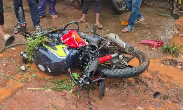 ಕಾಪು : ಕೊಪ್ಪಲಂಗಡಿಯಲ್ಲಿ ಬೈಕ್ – ಕಾರು ಢಿಕ್ಕಿ: ಬೈಕ್ ಸವಾರ ಮೃತ್ಯು..!!