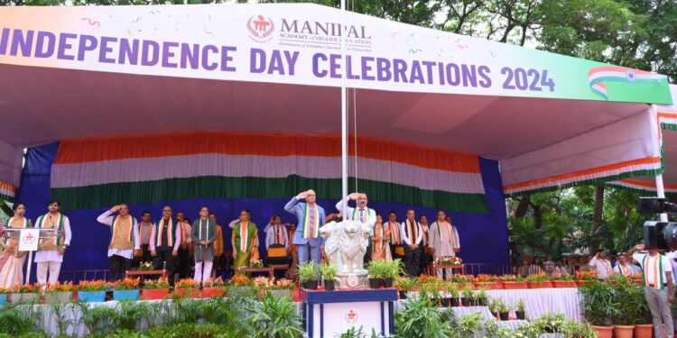 ಮಣಿಪಾಲ :ಎಂಐಟಿ, ಮಾಹೆ ವತಿಯಿಂದ 78 ನೆಯ ಸ್ವಾತಂತ್ರ್ಯೋತ್ಸವ..!!