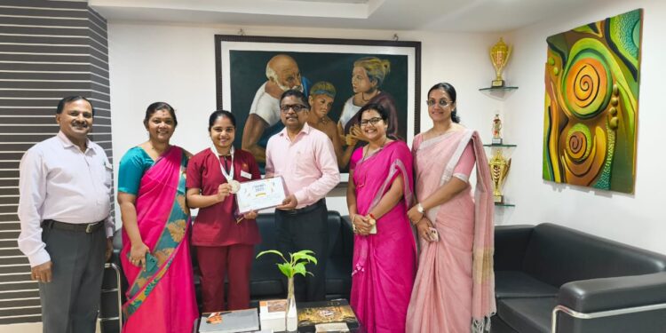 2024 ರ ದಸರಾ ಸಿಎಂ ಕಪ್ ಬಾಕ್ಸಿಂಗ್ನಲ್ಲಿ ಬೆಳ್ಳಿ ಪದಕ ಗೆದ್ದ ಕುಮಾರಿ ಅನುಶ್ರೀ ನಾಯ್ಕ್..!!