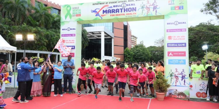ಮಾಹೆ ವತಿಯಿಂದ ವಿಶ್ವ ಮಾನಸಿಕ ಸ್ವಾಸ್ಥ್ಯ ದಿನಾಚರಣೆ :ಮಾನಸಿಕ ಆರೋಗ್ಯಕ್ಕಾಗಿ ಮ್ಯಾರಥಾನ್‌..!!