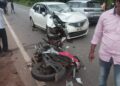ಕಾರ್ಕಳ – ಬೈಕ್ ಕಾರು ಅಪಘಾತ ; ಬೈಕ್ ಸವಾರರು ಗಂಭಿರ…!