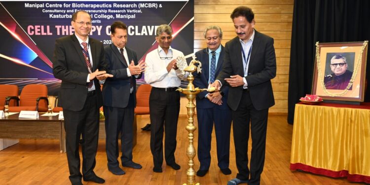 ಮಣಿಪಾಲ್ ಸೆಂಟರ್ ಫಾರ್ ಬಯೋಥೆರಪಿಟಿಕ್ಸ್ ರಿಸರ್ಚ್ (MCBR) ವತಿಯಿಂದ ಮಣಿಪಾಲದ ಕಸ್ತೂರ್ಬಾ ವೈದ್ಯಕೀಯ ಕಾಲೇಜಿನಲ್ಲಿ “ಸೆಲ್ ಥೆರಪಿ ಕಾನ್ಕ್ಲೇವ್” ಉದ್ಘಾಟನೆ..!!