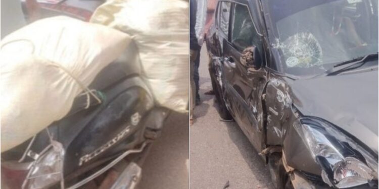 ಕಟಪಾಡಿ ಜಂಕ್ಷನ್ ನಲ್ಲಿ ಟ್ಯಾಂಕರ್- ಕಾರು-ದ್ವೀಚಕ್ರ ವಾಹನಗಳ ನಡುವೆ ಸರಣಿ ಅಪಘಾತ..!!