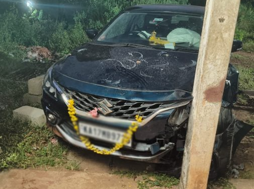 ಮಣಿಪಾಲ : ನಗರಸಭೆಯ ನೀರಿನ ಪಂಪ್ ಹೌಸ್ ಗೆ ಚಾಲಕನ ನಿಯಂತ್ರಣ ತಪ್ಪಿ ನುಗ್ಗಿದ ಕಾರು..!!