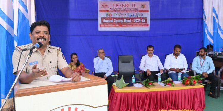 ಕ್ರೀಡೆಯಿಂದ ಆರೋಗ್ಯ ವೃದ್ಧಿ : ಇನ್ಸ್ಪೆಕ್ಟರ್ ಮಂಜಪ್ಪ ಡಿ ಆರ್..!!