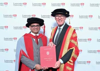 ಯುಕೆ ಯ ಲ್ಯಾಂಕಾಸ್ಟರ್ ವಿಶ್ವವಿದ್ಯಾನಿಲಯ ದಿಂದ ಡಾ. ನವೀನ್ ಸಾಲಿನ್ಸ್ ಅವರಿಗೆ ಪ್ರತಿಷ್ಠಿತ ಹಳೆಯ ವಿದ್ಯಾರ್ಥಿ ಪ್ರಶಸ್ತಿಯ (ಅಲುಮ್ನಿ ಅವಾರ್ಡ್ ) ಗೌರವ..!!