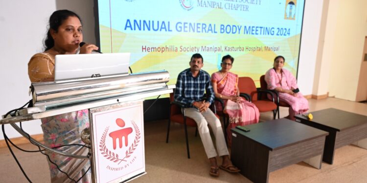 ಮಣಿಪಾಲ ಚಾಪ್ಟರ್ನ ಹಿಮೋಫಿಲಿಯಾ ಸೊಸೈಟಿಯ ವಾರ್ಷಿಕ ಸಾಮಾನ್ಯ ಸಭೆ..!!