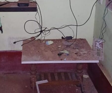 ನೀಲಾವರ :ಸಿಡಿಲು ಬಡಿದು ಮನೆಗೆ ಹಾನಿ..!!