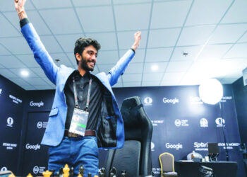 ವರ್ಲ್ಡ್ ಚೆಸ್ ಚಾಂಪಿಯನ್ ಡಿ ಗುಕೇಶ್ ಗೆ 5 ಕೋಟಿ ರೂ ನಗದು ಬಹುಮಾನ ಘೋಷಣೆ..!!