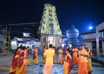 ಉಡುಪಿಯಲ್ಲಿ ಕುಣಿತ ಭಜನೆಯೊಂದಿಗೆ ಸಪ್ತೋತ್ಸವದ ವೈಭವ..!!