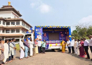 ಉಡುಪಿ: ಪಂಚ ಗ್ಯಾರಂಟಿ ಯೋಜನೆಗಳ ಜನಜಾಗೃತಿ ವಾಹನ ಜಾಥ ಉಡುಪಿಗೆ ಆಗಮನ ..!!