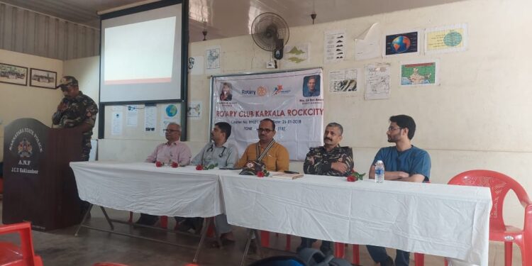 ರೋಟರಿ ಕ್ಲಬ್ ಕಾರ್ಕಳ ರಾಕ್ ಸಿಟಿ ವತಿಯಿಂದ ನಕ್ಷಲ್ ನಿಗ್ರಹ ಪಡೆಗೆ CPR training ಕಾರ್ಯಕ್ರಮ..!!