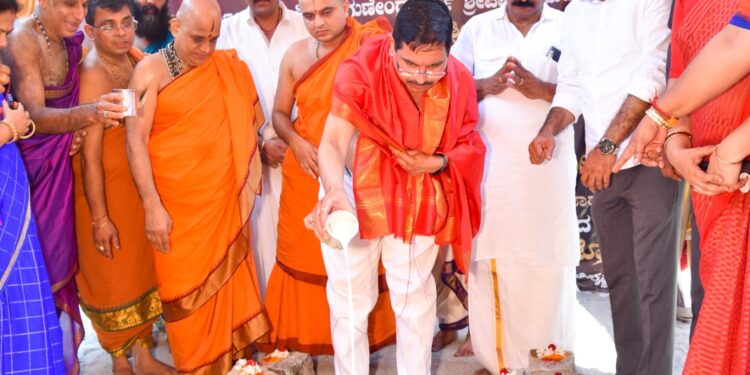 ಉಡುಪಿ:ಸುವರ್ಣಪಥಕ್ಕೆ ಪ್ರಹ್ಲಾದ ಜೋಷಿ ಭೂಮಿಪೂಜೆ..!!