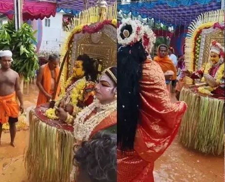 ಕಟಪಾಡಿ: ವಿಪರೀತ ಮಳೆ ಸುರಿಯುತ್ತಿದ್ದರೂ ಕೂಡ ನಡೆಯಿತು ದೈವದ ನೇಮೋತ್ಸವ..!