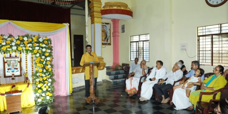 ನಿವೃತ್ತ ಗ್ರಂಥಪಾಲಕ ಕೆ. ಗೋವಿಂದ ರಾವ್ ಅವರಿಗೆ ಶ್ರದ್ಧಾಂಜಲಿ ಕಾರ್ಯಕ್ರಮ..!!