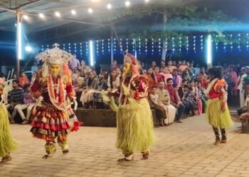 ನೆಕ್ಲಾಜೆ ಕಾಳಿಕಾಂಬಾ ದೇವಸ್ಥಾನದ ವರ್ಷಂಪ್ರತಿ ನಡೆಯುವ ಜಾತ್ರಾ ಮಹೋತ್ಸವ ಪ್ರಯುಕ್ತ ದೇವಸ್ಥಾನದ ಪರಿವಾರ ದೈವಗಳ ನೇಮೋತ್ಸವ..!