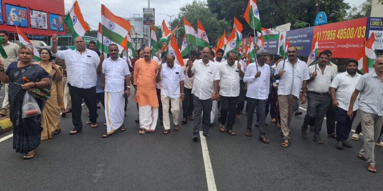 ರಾಷ್ಟ್ರ ರಕ್ಷಣಾ ಸಮಿತಿಯ ವತಿಯಿಂದ  ‘ತಿರಂಗ ಯಾತ್ರೆ’..!!