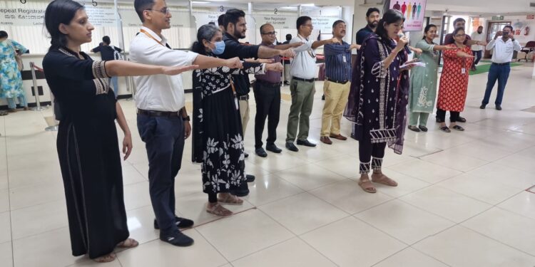 ಮಣಿಪಾಲದ ಕಸ್ತೂರ್ಬಾ ವೈದ್ಯಕೀಯ ಕಾಲೇಜು ಮತ್ತು ಆಸ್ಪತ್ರೆಯಲ್ಲಿ  ವಿಶ್ವ ತಂಬಾಕು ರಹಿತ ದಿನದ ಆಚರಣೆ..!!