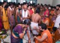 ಶ್ರೀಕೃಷ್ಣ ಮಠದಲ್ಲಿ ಸಾವಿರಾರು ಭಕ್ತರಿಗೆ ಮುದ್ರಾಧಾರಣೆ..!!