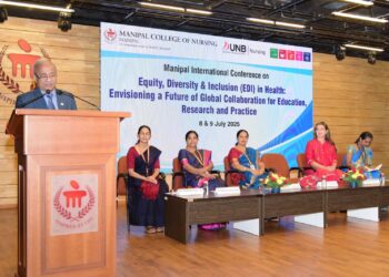 ಮಣಿಪಾಲ ಕಾಲೇಜ್ ಆಫ್ ನರ್ಸಿಂಗ್: ಆರೋಗ್ಯ ಕ್ಷೇತ್ರದಲ್ಲಿ ಸಮಾನತೆ, ವೈವಿಧ್ಯತೆ ಮತ್ತು ಒಳಗೊಳ್ಳುವಿಕೆ ಉತ್ತೇಜನೆ ವಿಷಯದಲ್ಲಿ ಅಂತಾರಾಷ್ಟ್ರೀಯ ಸಮ್ಮೇಳನ ಆಯೋಜನೆ..!!